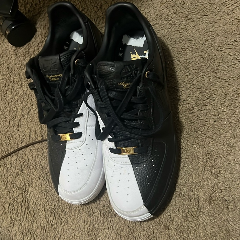 Nike Air Force 1 low 40th anniversary edition split black white